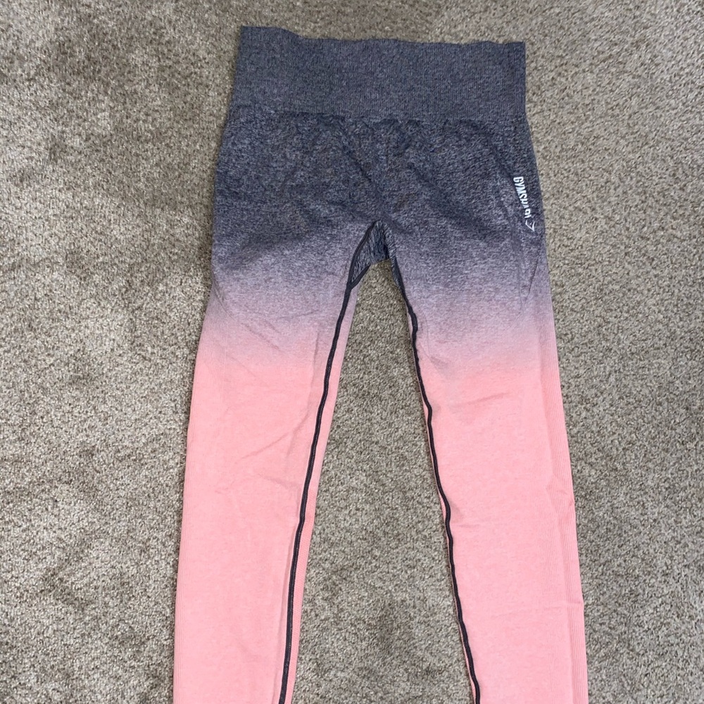 Gymshark seamless ombre legging pink